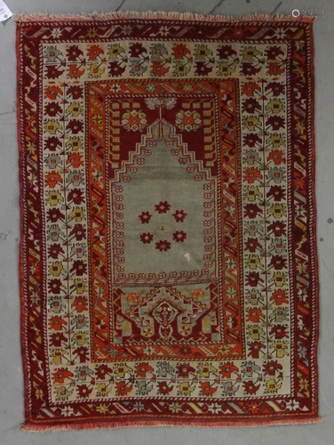 Antique Anatolian Prayer Rug