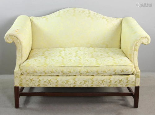 Custom Chippendale Style Loveseat