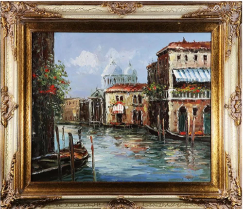 Georgi Lapshin, Venice, Oil on Canvas