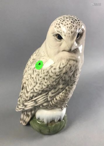 Royal Copenhagen Porcelain Snowy Owl