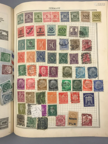 US and Foreign Stamp Album
