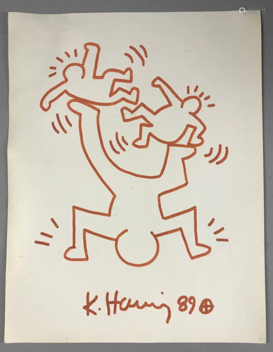 Keith Haring, Drawing on Paper