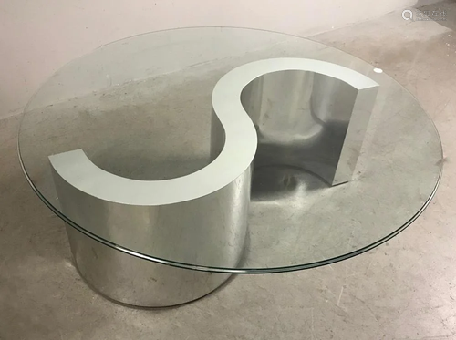 Mid Century Metal Cocktail Table