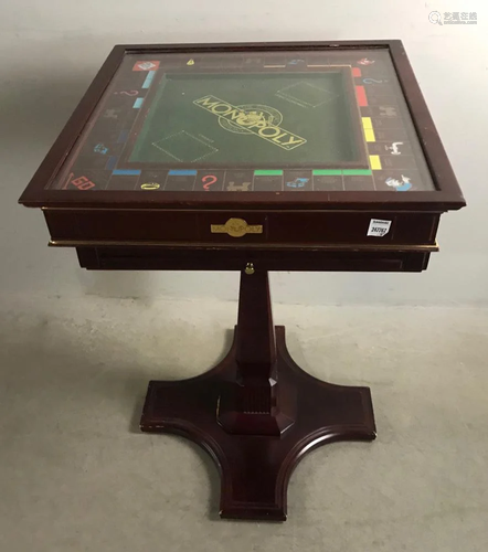 Monopoly Table and Set with Two Chairs