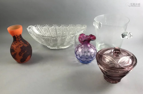 Group of Assorted Crystal and Glass
