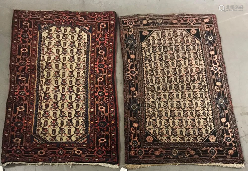 Pair of Persian Hamadan Rugs