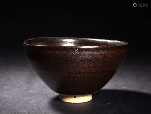 A JIAN  KILN  OIL DROP  LAMP IN  SONG  DYNASTY