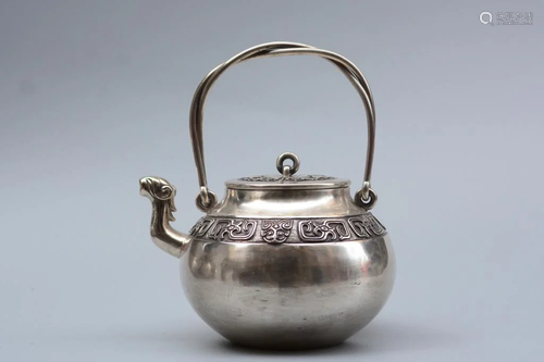 Japanese Silver Teapot