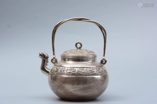 Japanese Silver Teapot