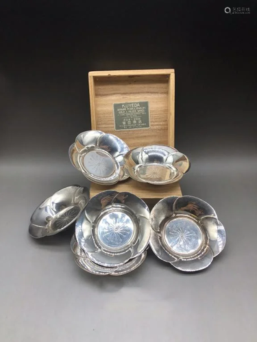 Group of Chinese Silver Tray