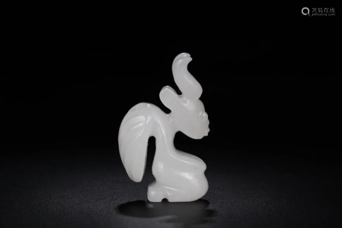 Chinese White Jade Figurine