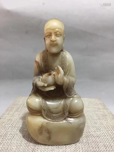 Chinese Soapstone Buddha