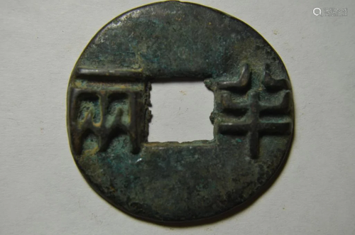 Chinese Copper Old Coin._x000D_