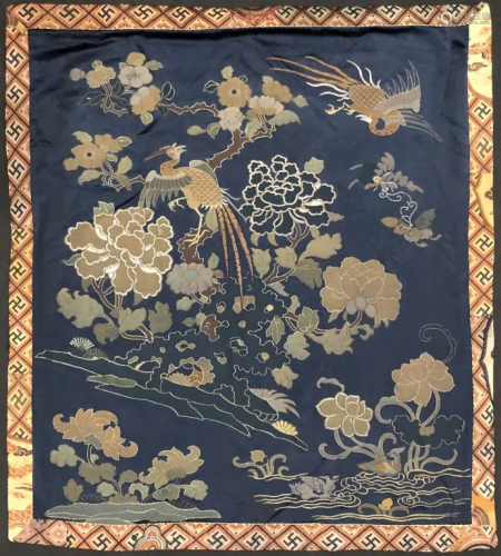 Chinese Silk Embroidery, Peony and Ph…