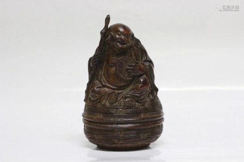 Chinese Bamboo Carved Figural