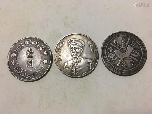 Three Chinese Coins