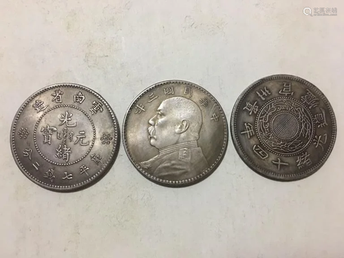 Three Chinese Coins