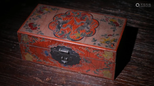 Chinese Lacqure Box,Mark