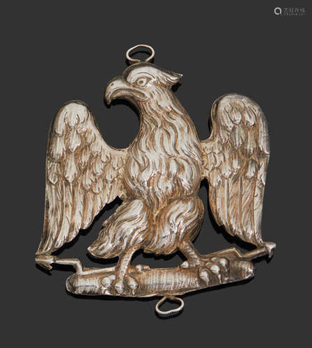 Aigle en argent. Epoque empire. Poids: 37,4 g.