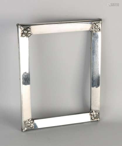 Big silver frame, 835/000, rectangular wide, 4cm,