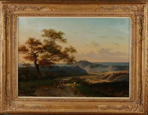 M.A. Cuckoo. 1807 - 1870 Dutch School. German landscape