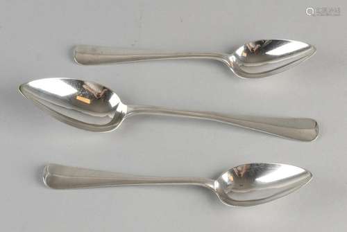 835/000 Silver tablespoon, length: 21.5 cm. 835/000 and