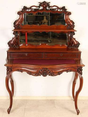 19th Century Dutch mahogany Biedermeier ladies desk