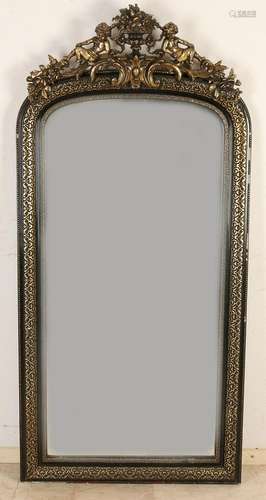 Large gold-plated 19th century Louis Philippe mirror