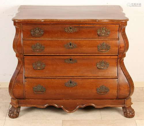 18th Century Dutch Baroque four-drawer chest of drawers