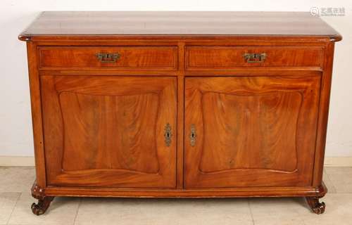 Antique mahogany Louis Philippe dresser. Shellac.