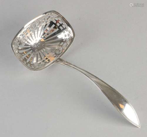 Fine antique Empire 835/000 sprinkle spoon with pierced