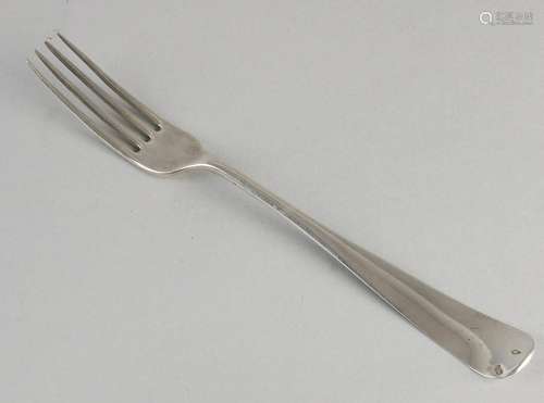 Groninger Antique silver fork. Kingdom of Holland, Mr.