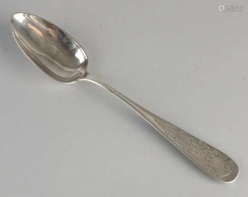 800/000 Silver spoon Jugendstil café with beautiful