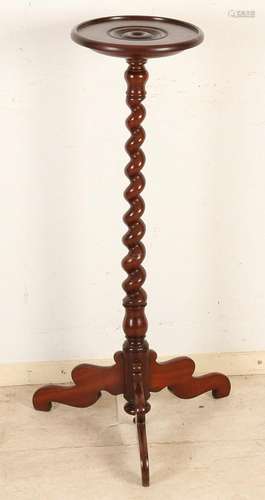 Antique mahogany pedestal. Circa 1870. Dimensions: H 96