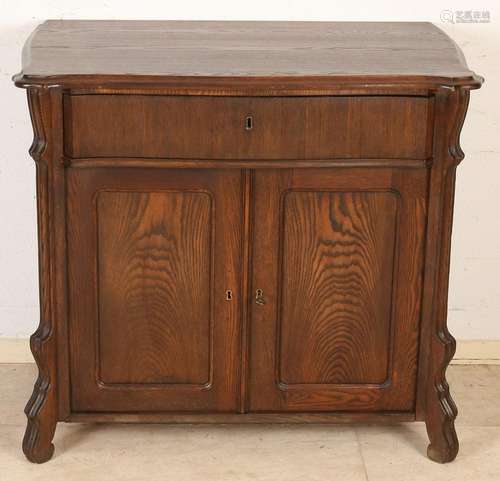 19th Century German ash Louis Philippe commode. Circa