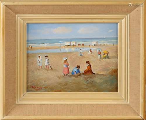 Francine. Second half 20th century. Strandgezicht with