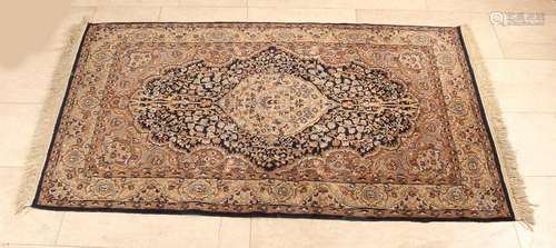 Persian garment in earth tones, finely drawn with