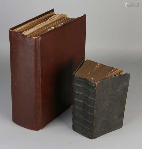 Two 18th century Dutch Bibles. One time Biblia States