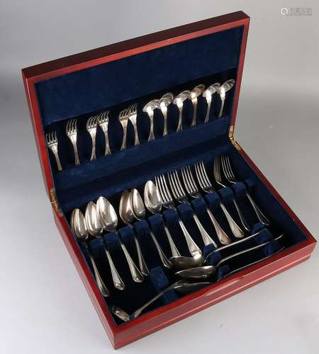 Wooden cutlery by Christofle cassette plated flatware.