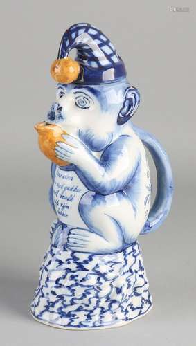 Delft polychrome Fayence banter jug ??spell. 'Kees the