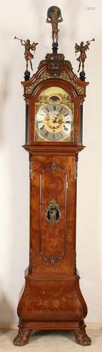 Amsterdam standing clock with walnut clock case WUBA