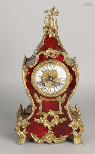 19th Century French clock with tortoise glued and