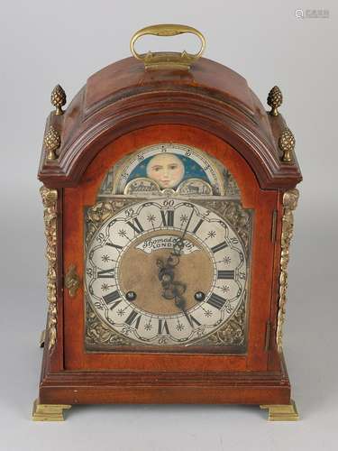 English burl table clock. Circa 1930. Thomas Smith