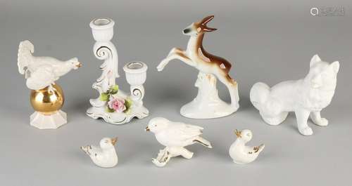 Seven times varied (German) porcelain. Circa 1930 -