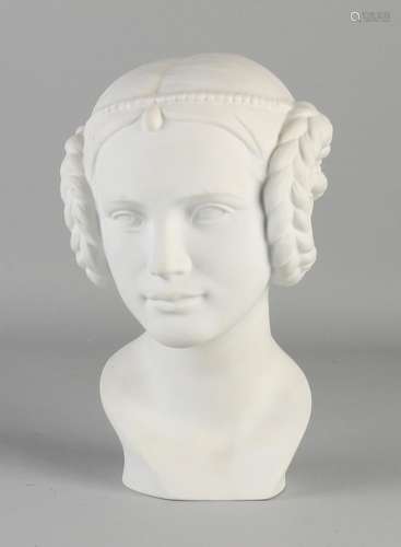 German bisquit porcelain Goebel ladies bust. Second