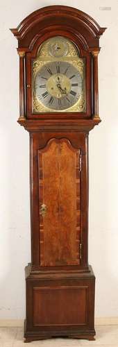 18th Century English mahogany grandfather clock with