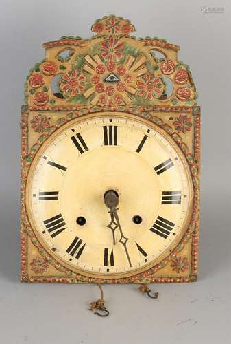 Rare Schwarzwalder clock with Masonic sign and dished