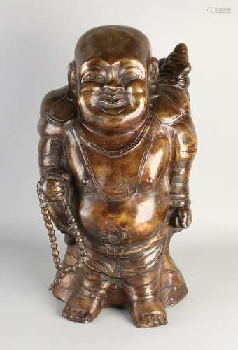 Large Chinese bronze Buddha. 21st century. Dimensions: