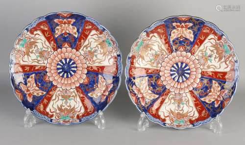 Two beautiful large 19th century Imari porcelain