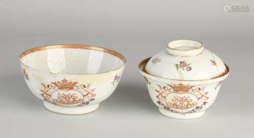 Two parts of 18th century Chinese porcelain Chinese